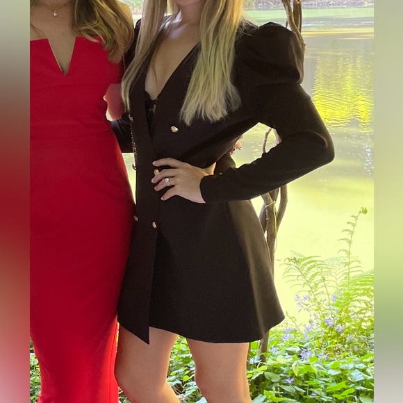 Bardot- Britt Double Breasted Blazer Dress- S - Picture 6 of 6